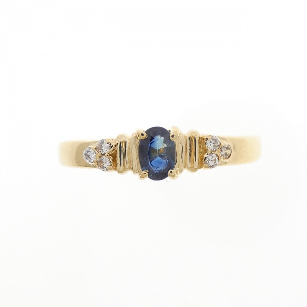 K18YG サファイヤ リング 0.25CT
