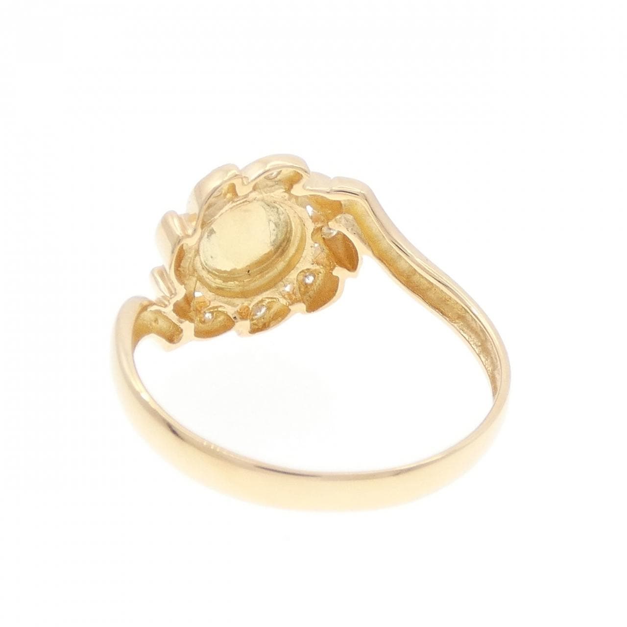K18YG ダイヤモンド リング 0.06CT