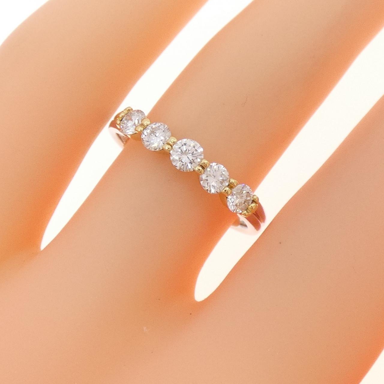 PT900/K18YG ダイヤモンド リング 0.50CT