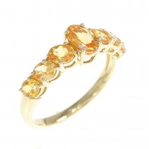 K18YG ガーネット リング 1.50CT