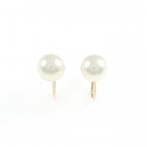 K18YG アコヤパール イヤリング 7.5mm