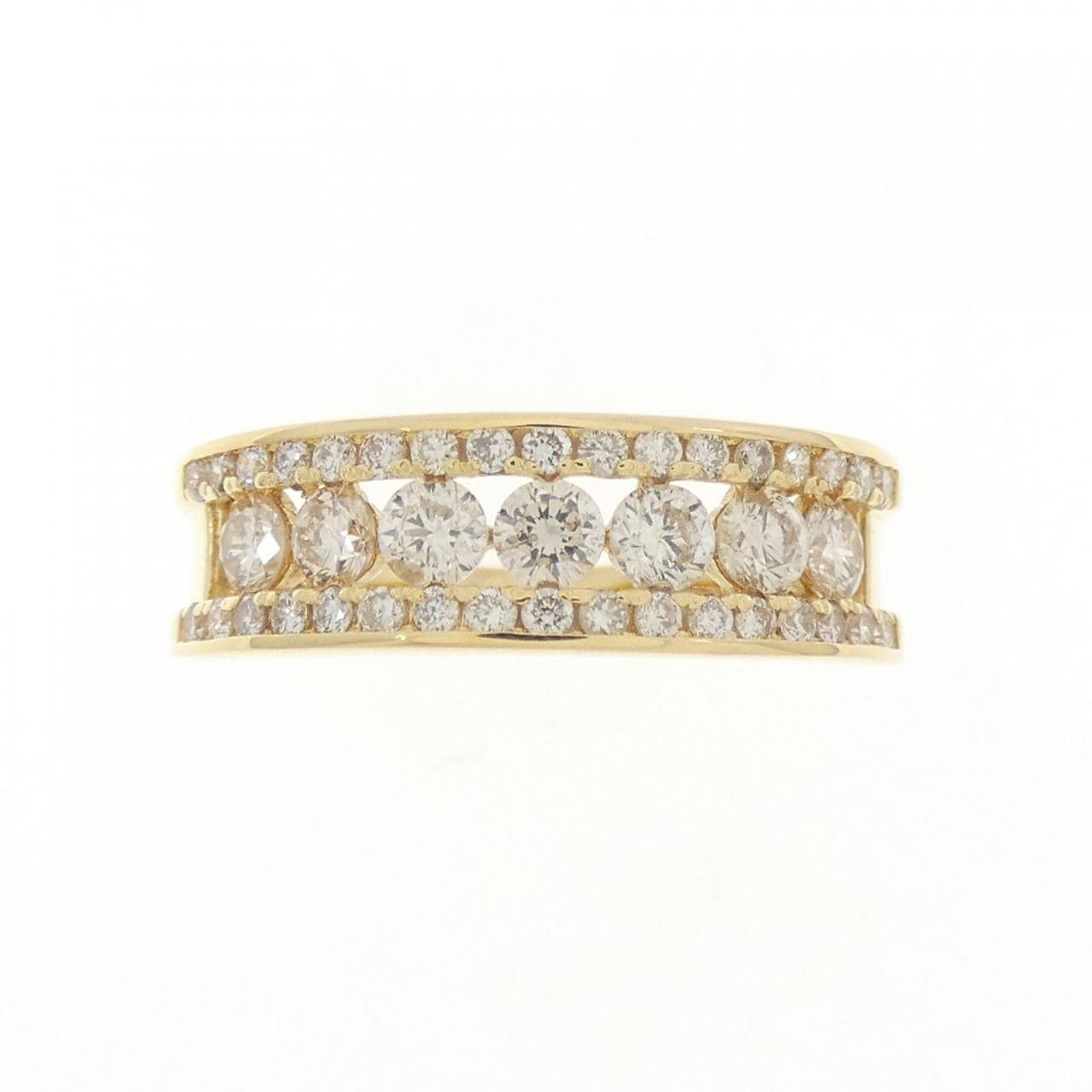K18YG ダイヤモンド リング 0.80CT