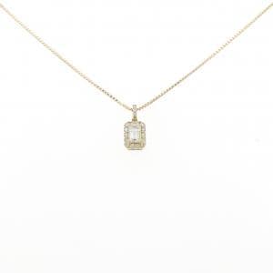 K18YG ダイヤモンド ネックレス 0.22CT