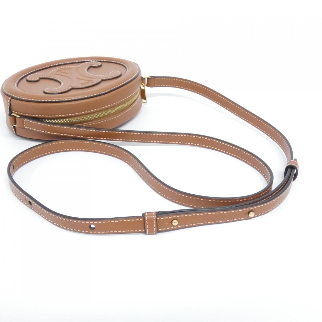 セリーヌ クロス ボディ オーバル パース 10I703DPQ ショルダーバッグ