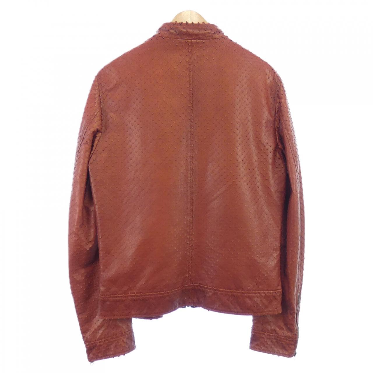 ドルチェアンドガッバーナ DOLCE&GABBANA G9W00L/FULW4 レザーライダースジャケット