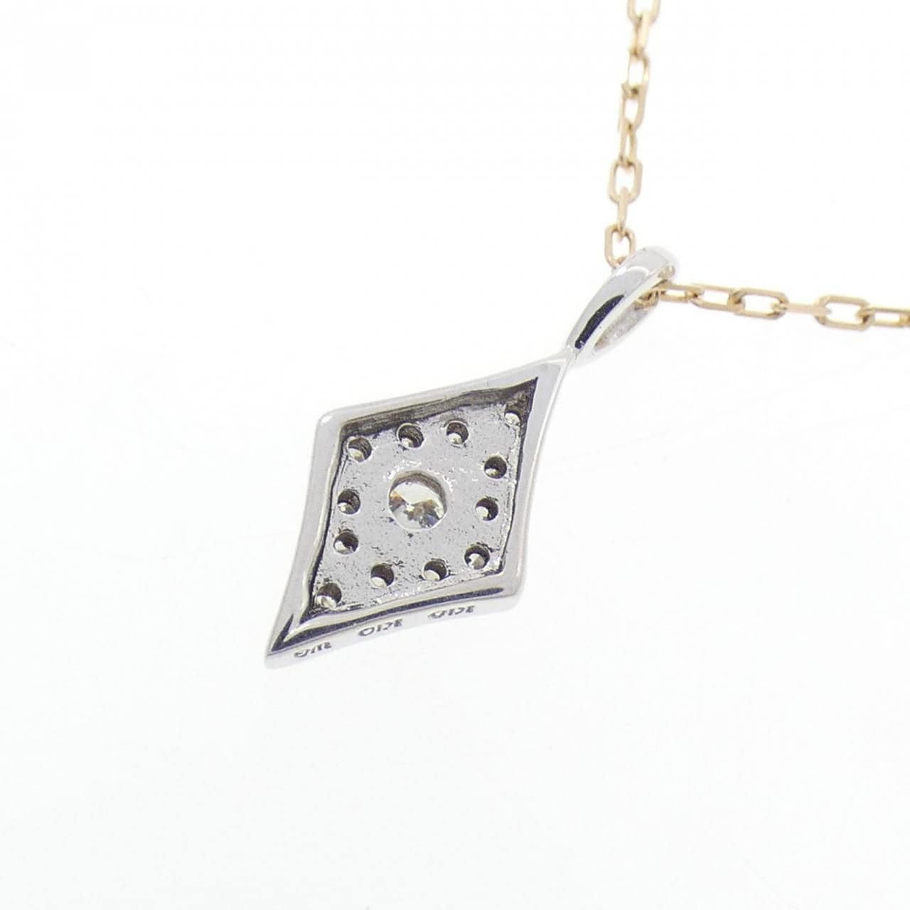 K10WG/K10YG ダイヤモンド ネックレス 0.08CT