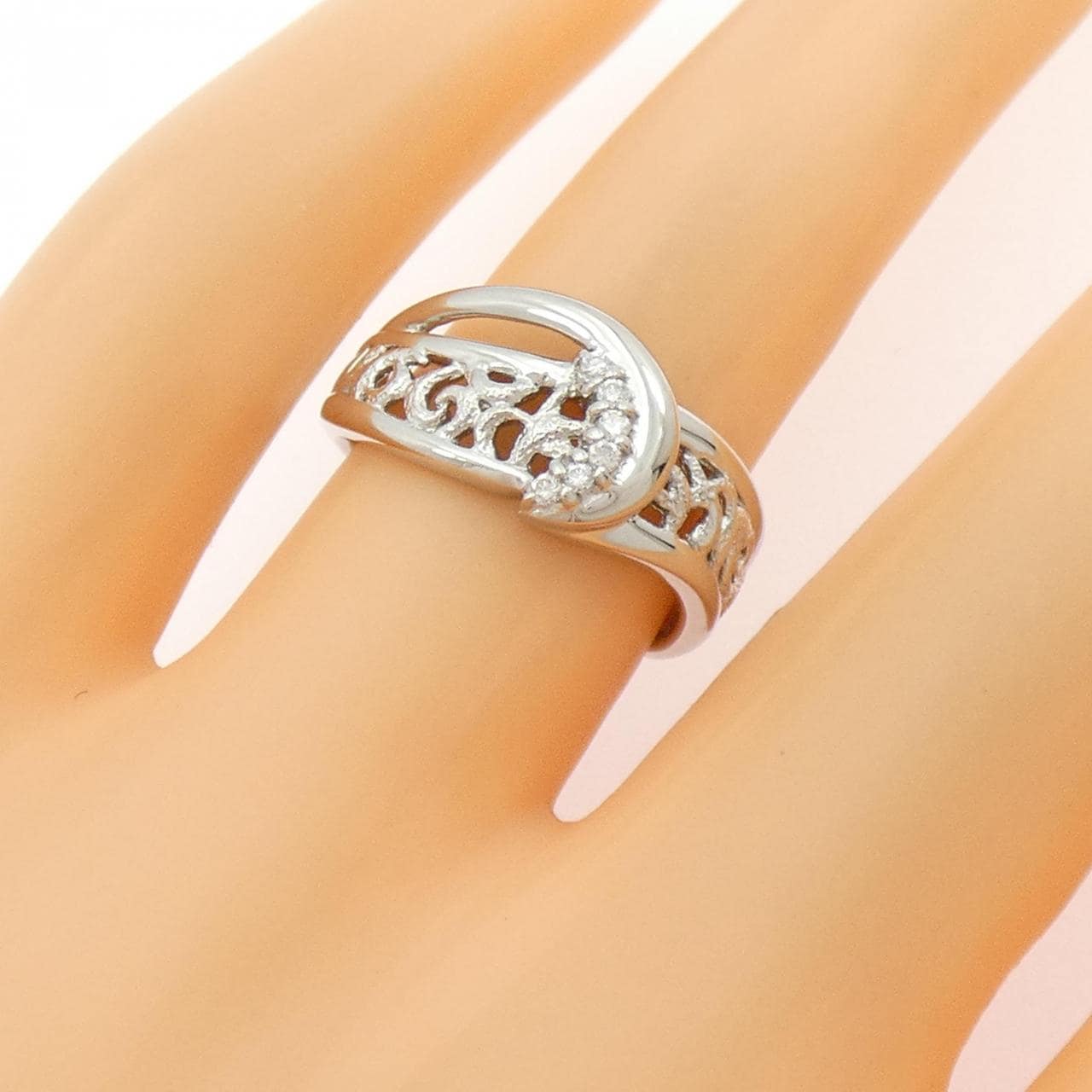 PT900 ダイヤモンド リング 0.05CT