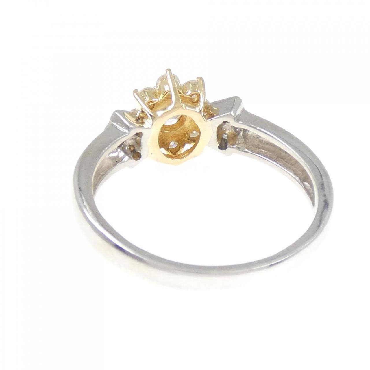 PT900/K18YG ダイヤモンド リング 0.50CT