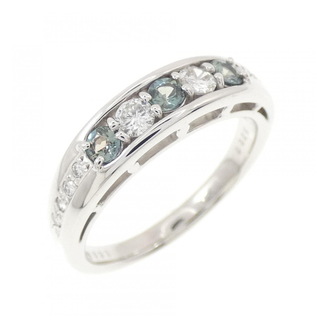 K18WG アレキサンドライト リング 0.31CT