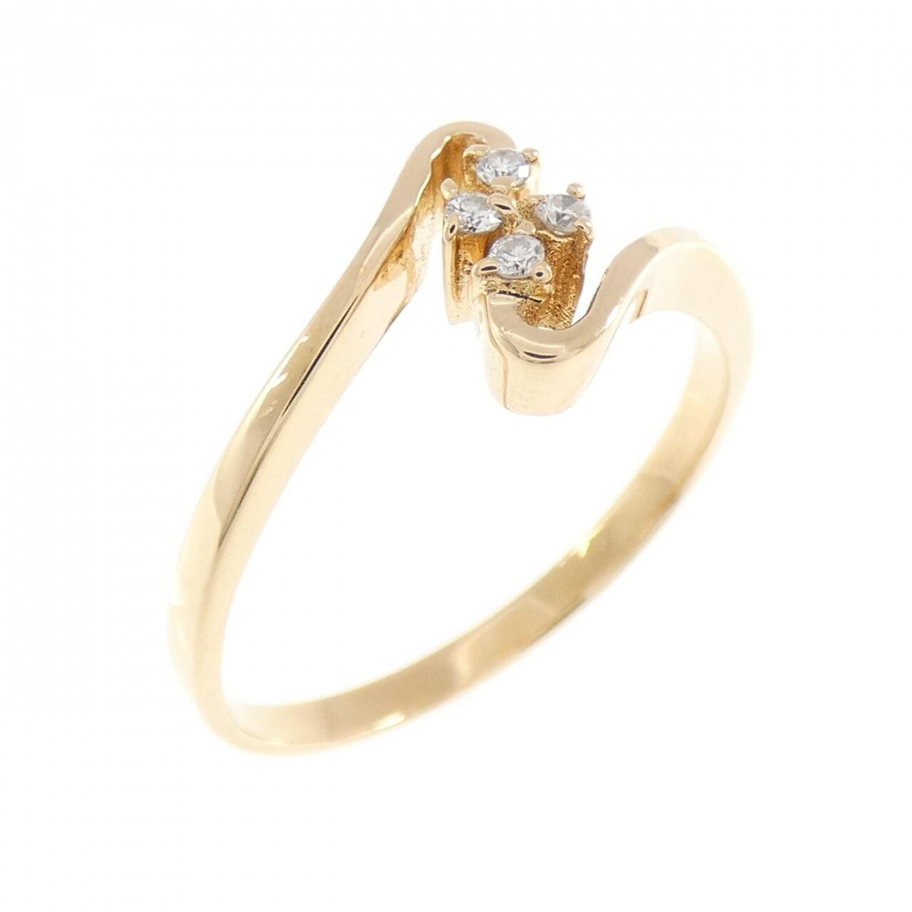 K18YG ダイヤモンド リング 0.04CT