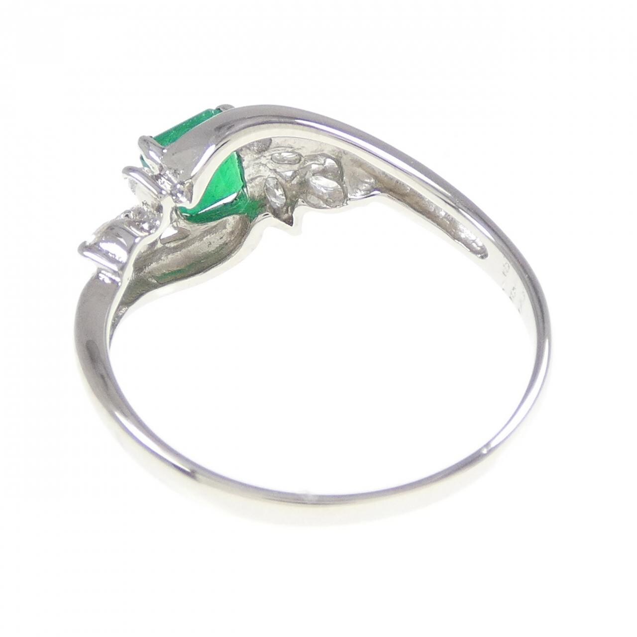 PT900 エメラルド リング 0.51CT
