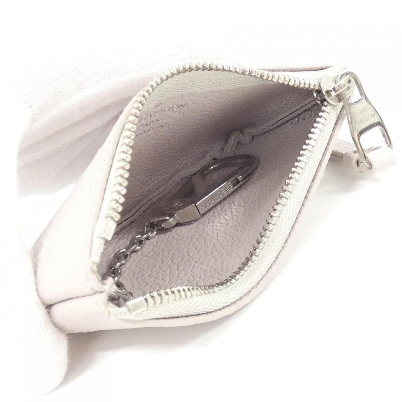 LOUIS VUITTON双色Monogram Empreinte Pochette Clé M13793零钱钥匙包