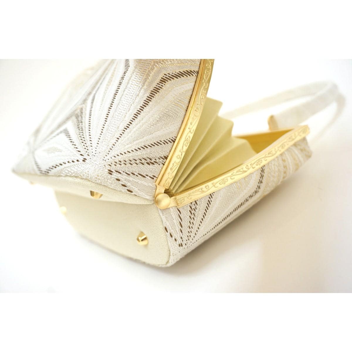 【新品】草履バッグセット　白梅　　Ｌサイズ