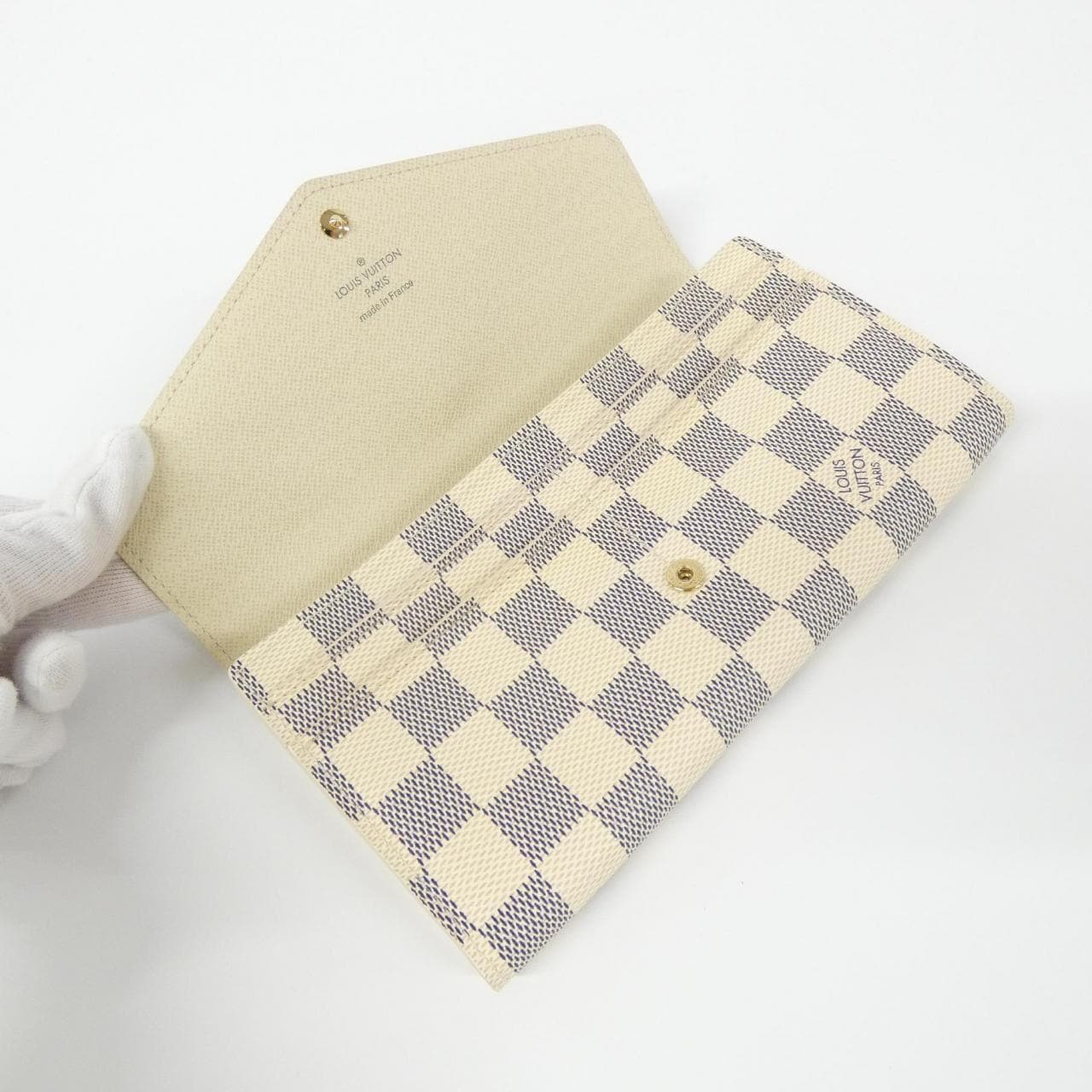 ルイヴィトン ダミエ アズール ポルトフォイユ サラ N63208 財布