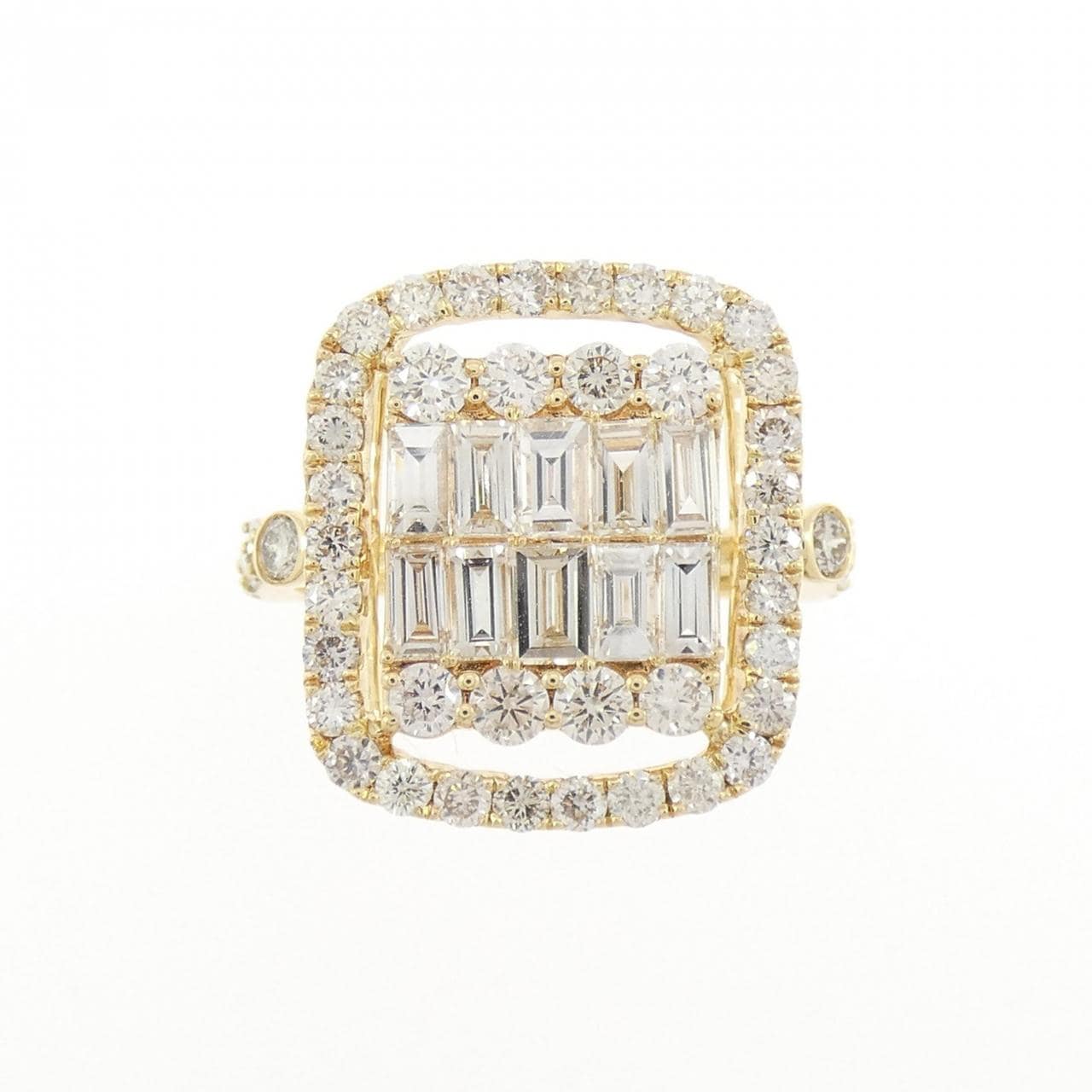 K18YG ダイヤモンド リング 2.00CT