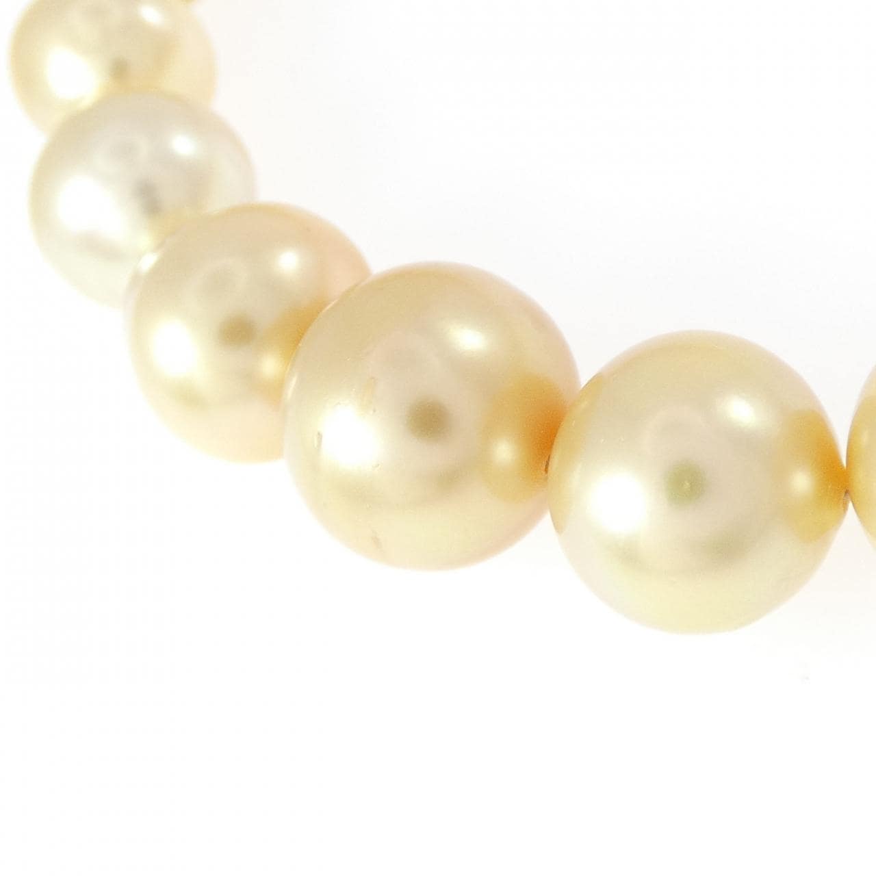 シルバークラスプ 白蝶パール ネックレス 9-12mm