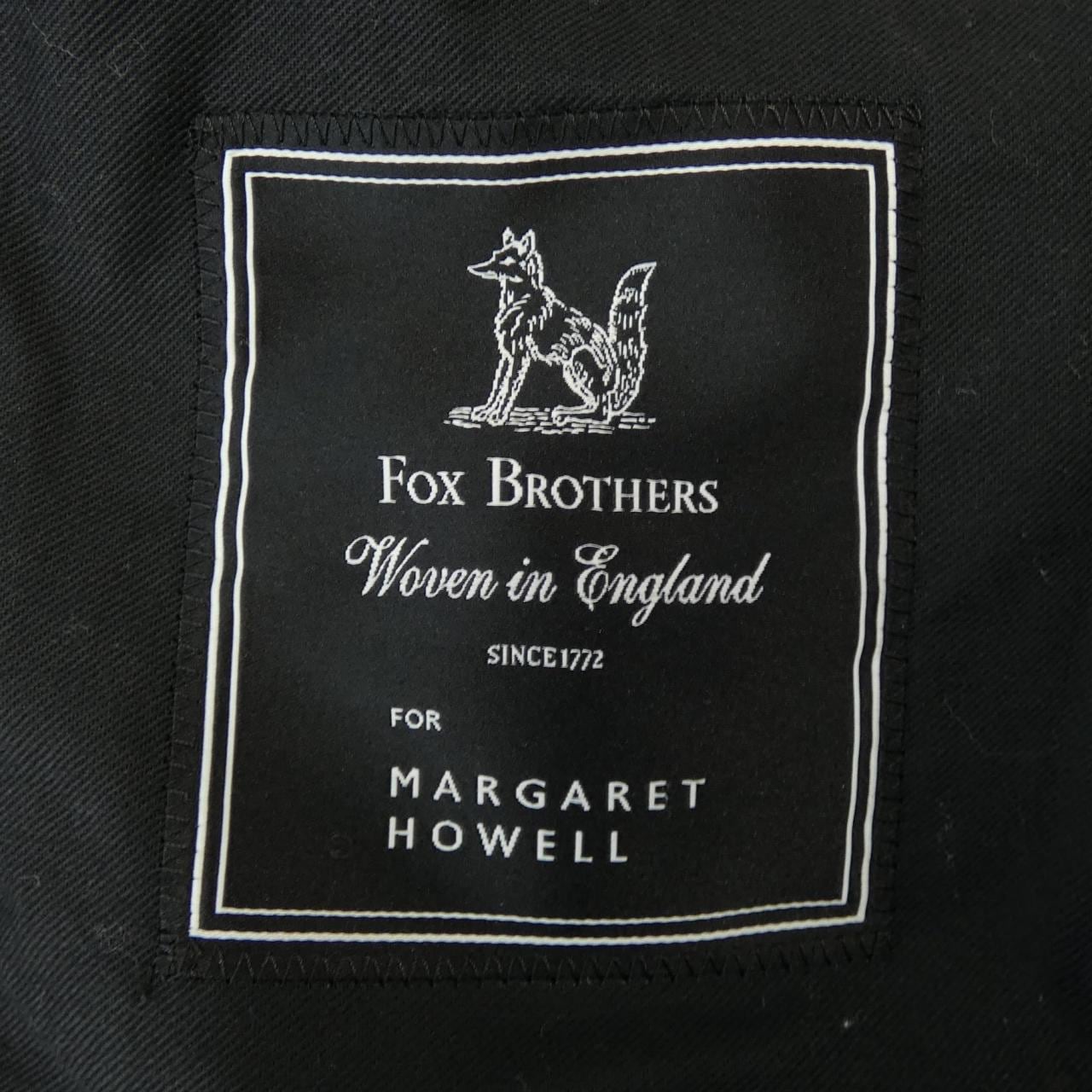 マーガレットハウエル Margaret Howell FOX BROTHERS ジャケット