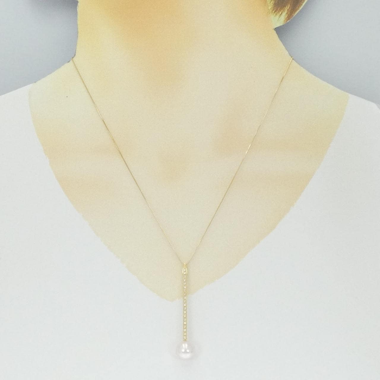 K18YG アコヤパール ネックレス 9.2mm