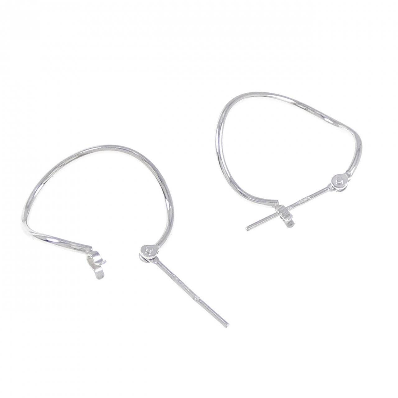 K18WG earrings