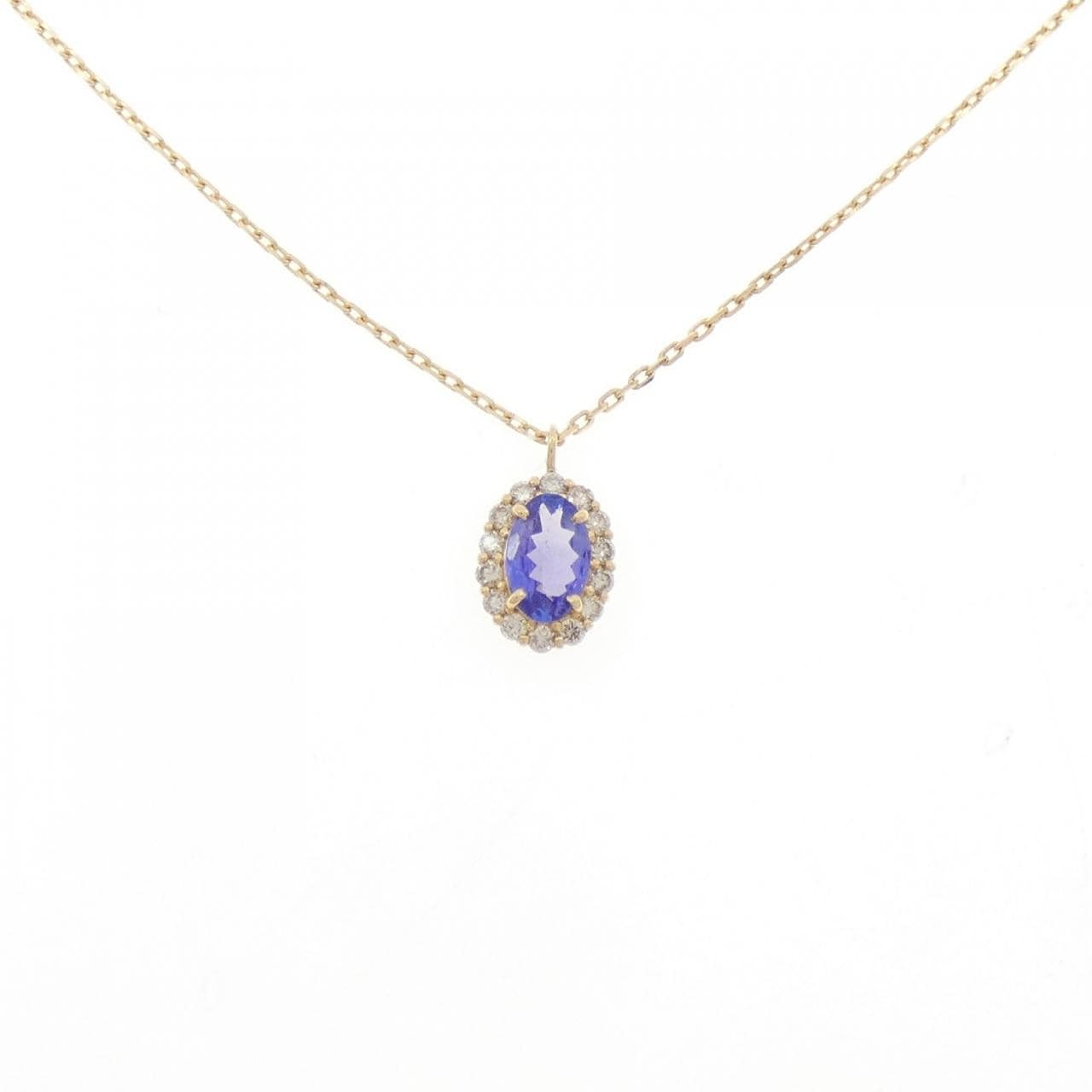 K18YG タンザナイト ネックレス