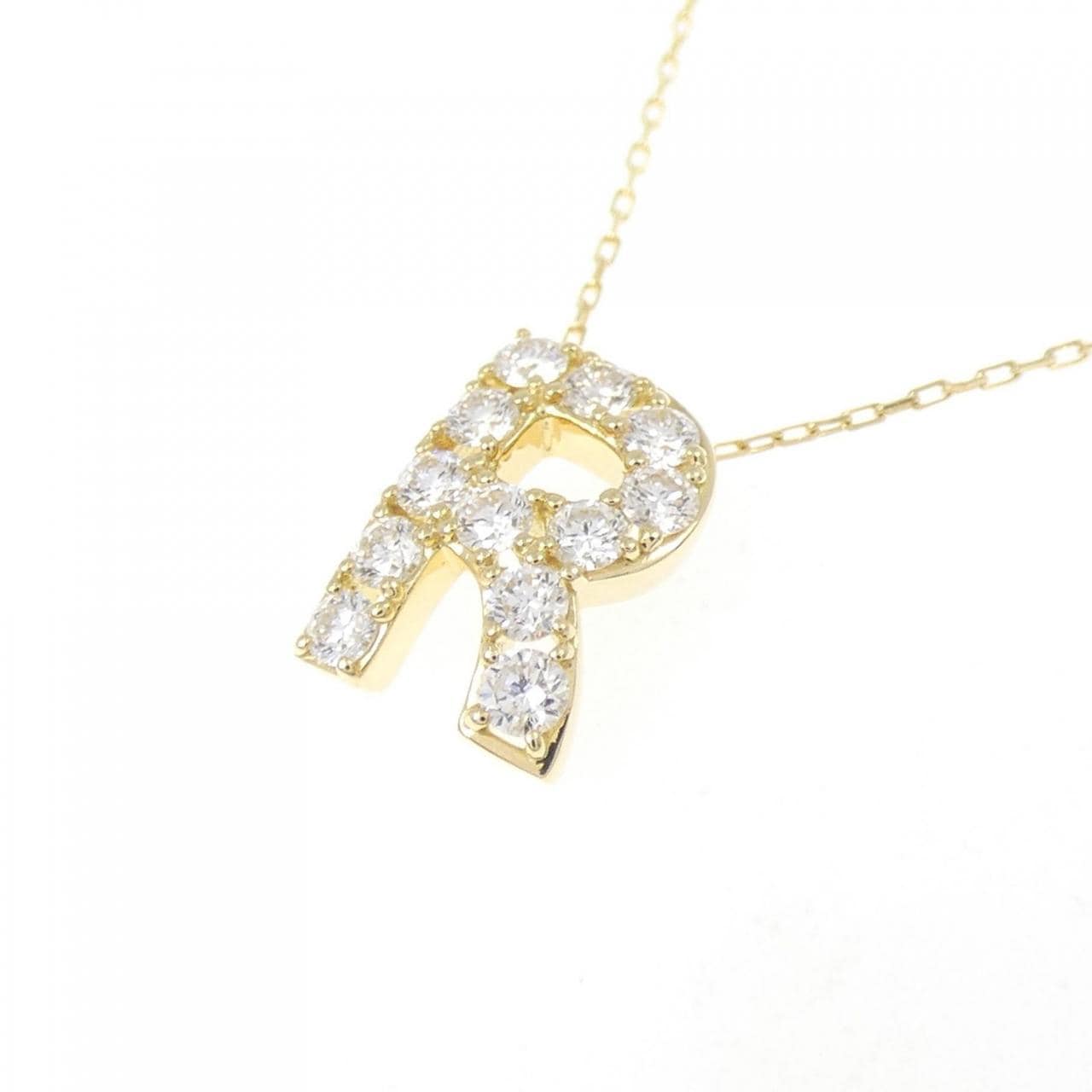 アーカー プルミエトワール イニシャル ネックレス 0.24CT