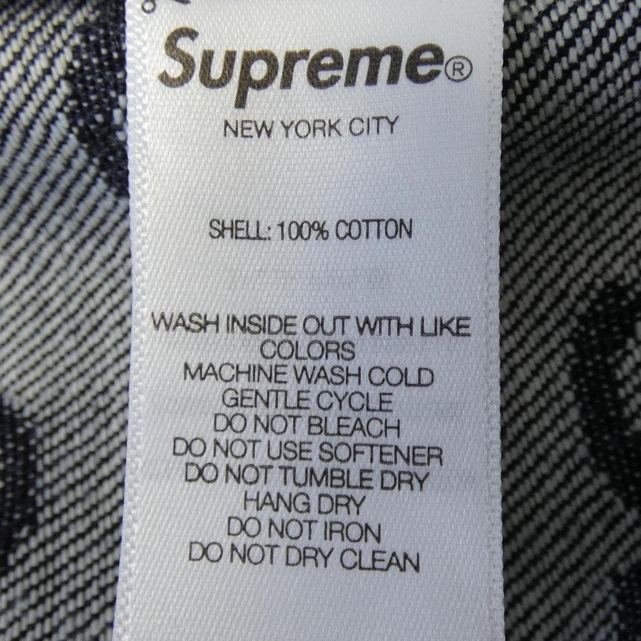 シュプリーム SUPREME Jacquard Logos Double Kne ジーンズ