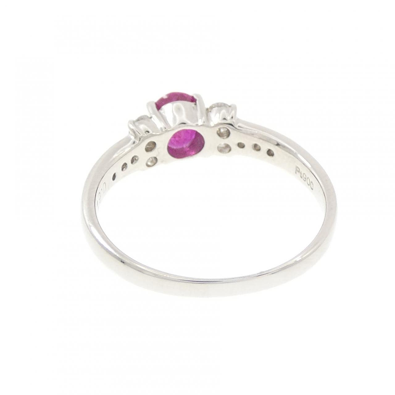 PT900 ルビー リング 0.62CT