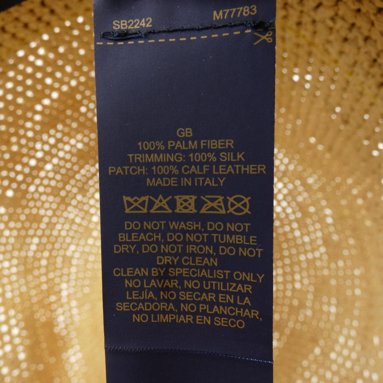 ルイヴィトン LOUIS VUITTON M77783 ハット