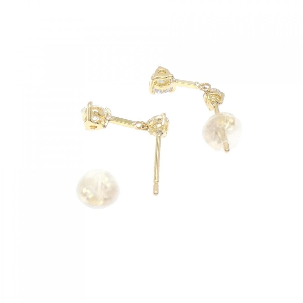 K18YG Diamond earrings 0.50CT