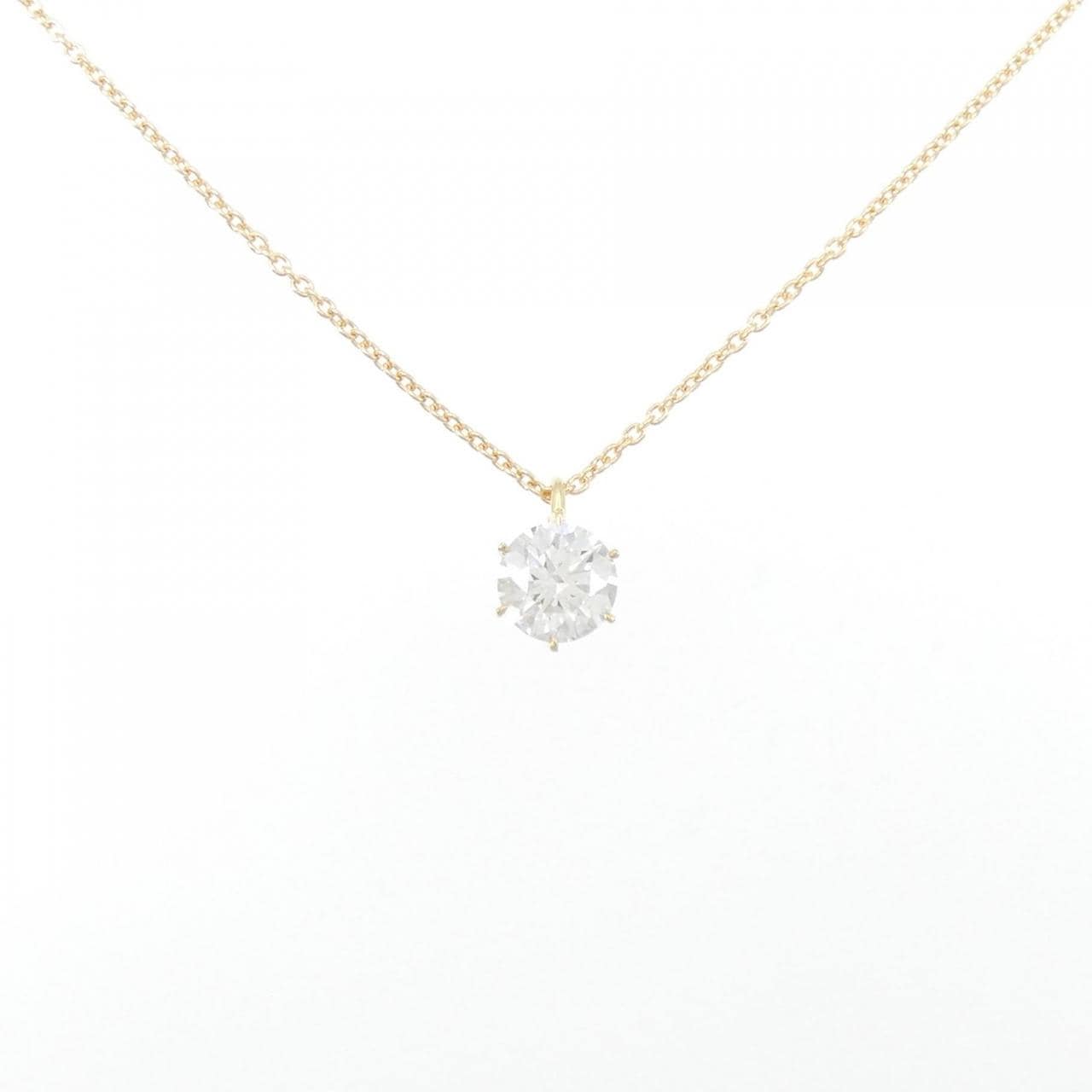 [Remake] K18YG Diamond Necklace 0.542CT G SI2 EXT H&C