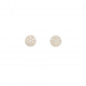 【リメイク】K18YG ダイヤモンド ピアス 0.30CT