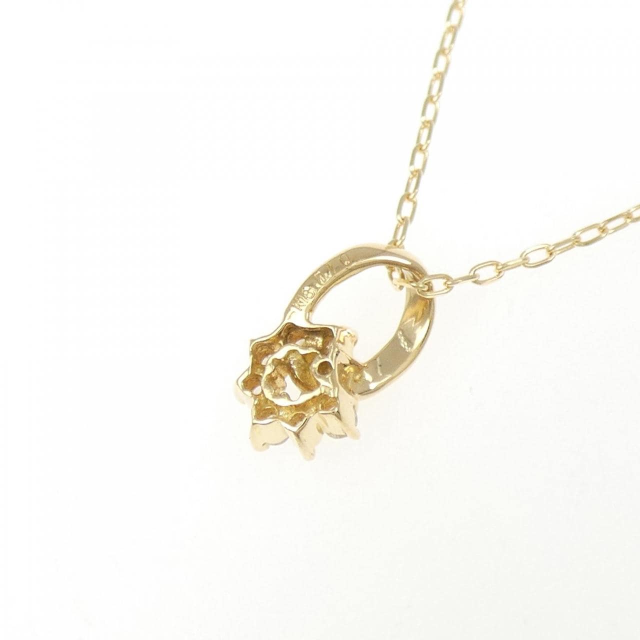 K18YG ダイヤモンド ネックレス 0.10CT