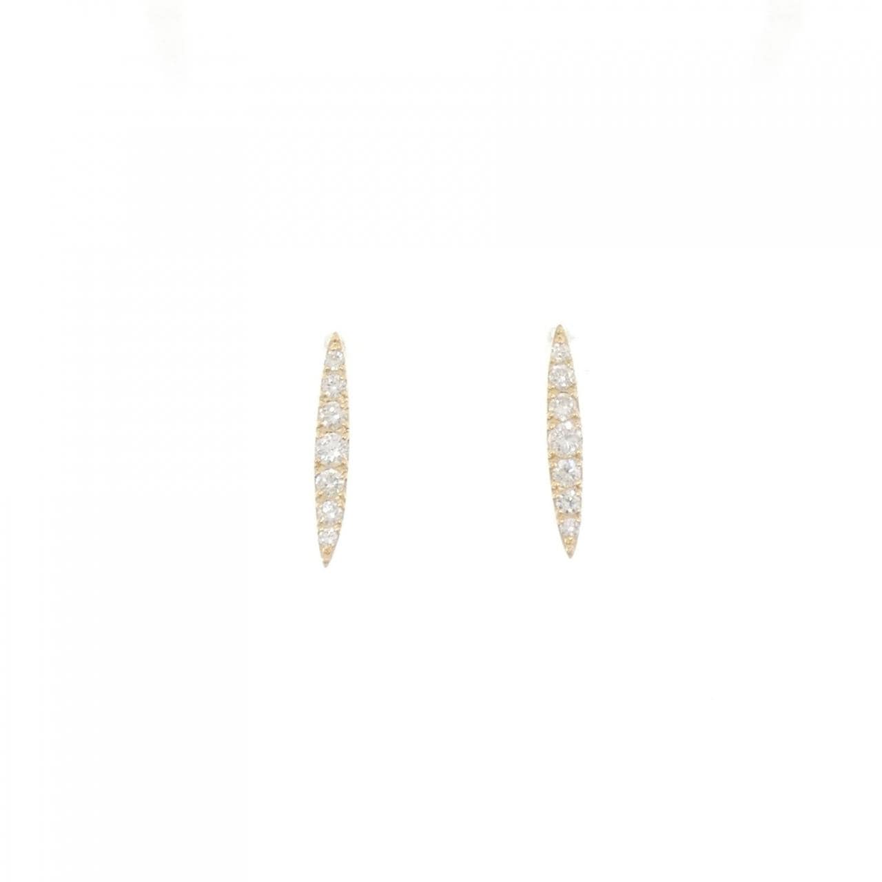 【リメイク】K18YG ダイヤモンド ピアス 0.30CT