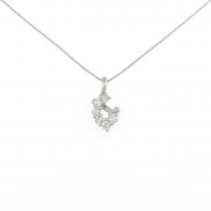 PT900/PT850 ダイヤモンド ネックレス 0.17CT