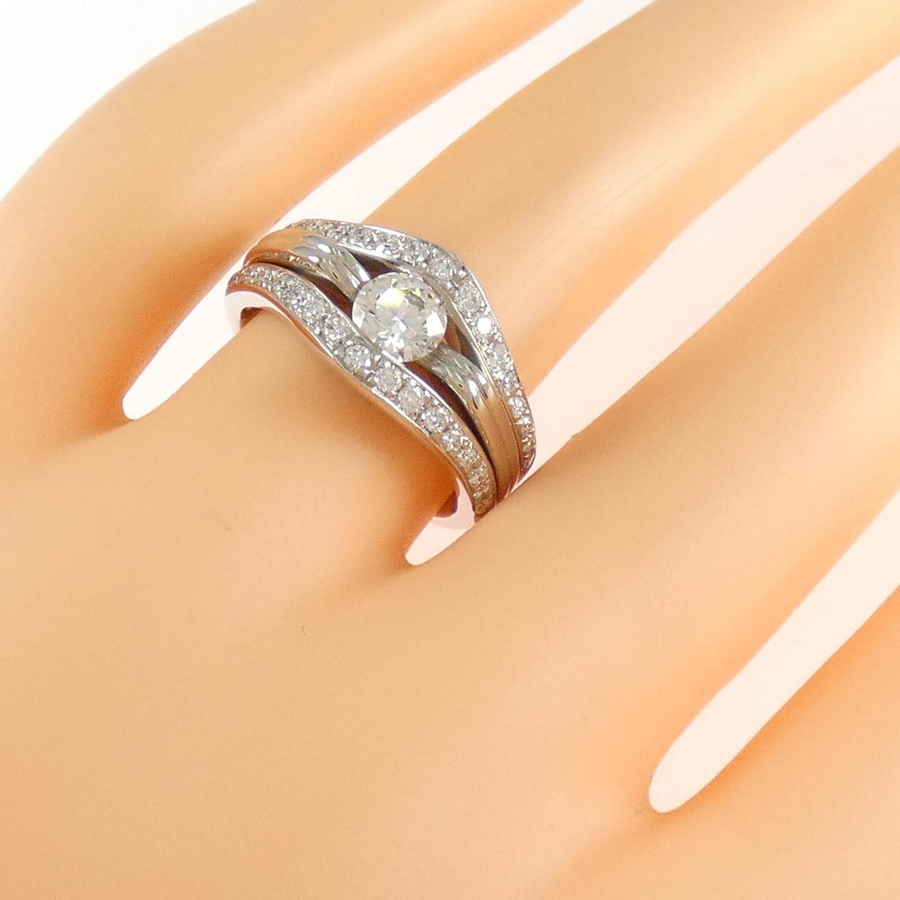 PT900 ダイヤモンド リング 0.510CT