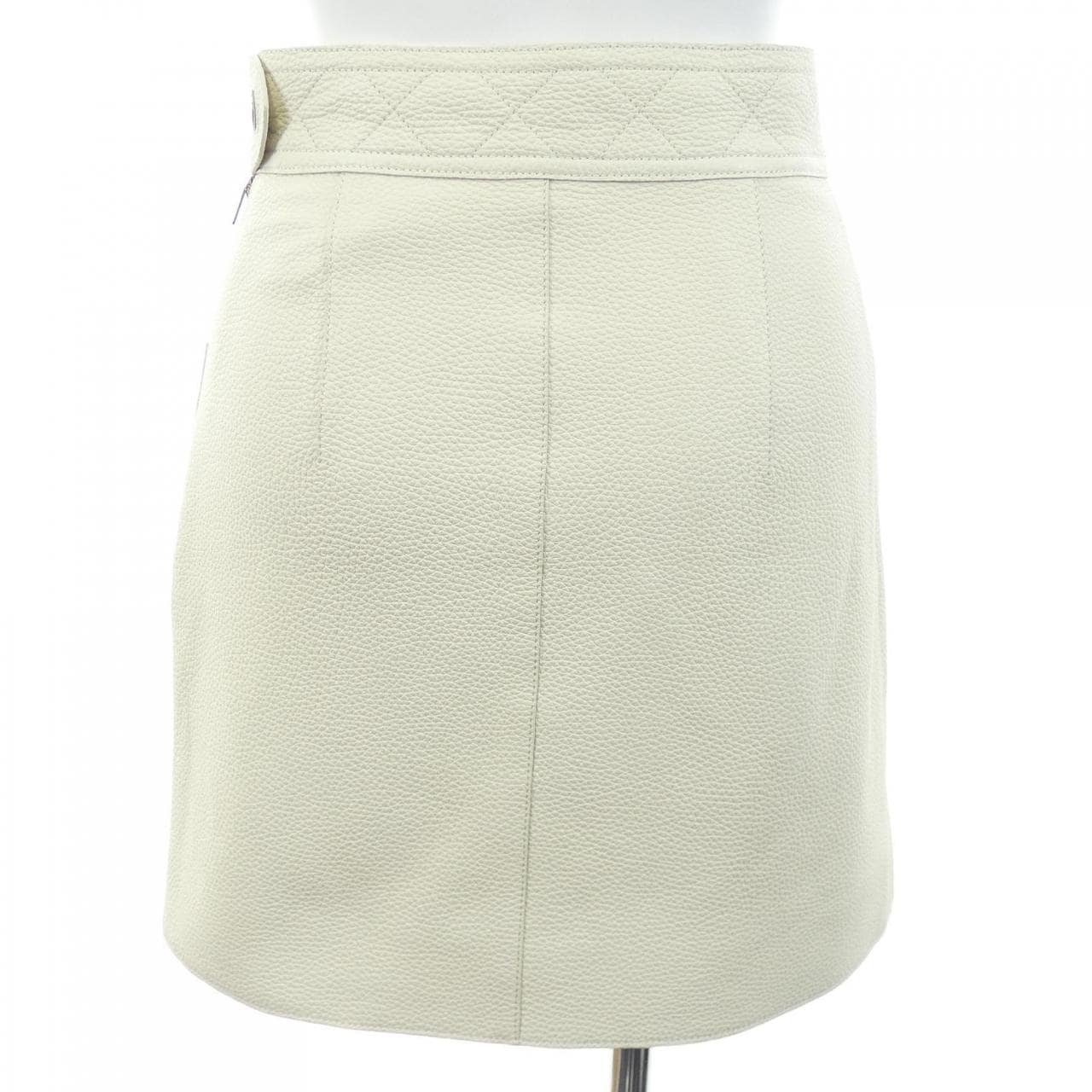 エルメス HERMES クルードセル レザーミニスカート キルティングディティール 4H1300D2 スカート