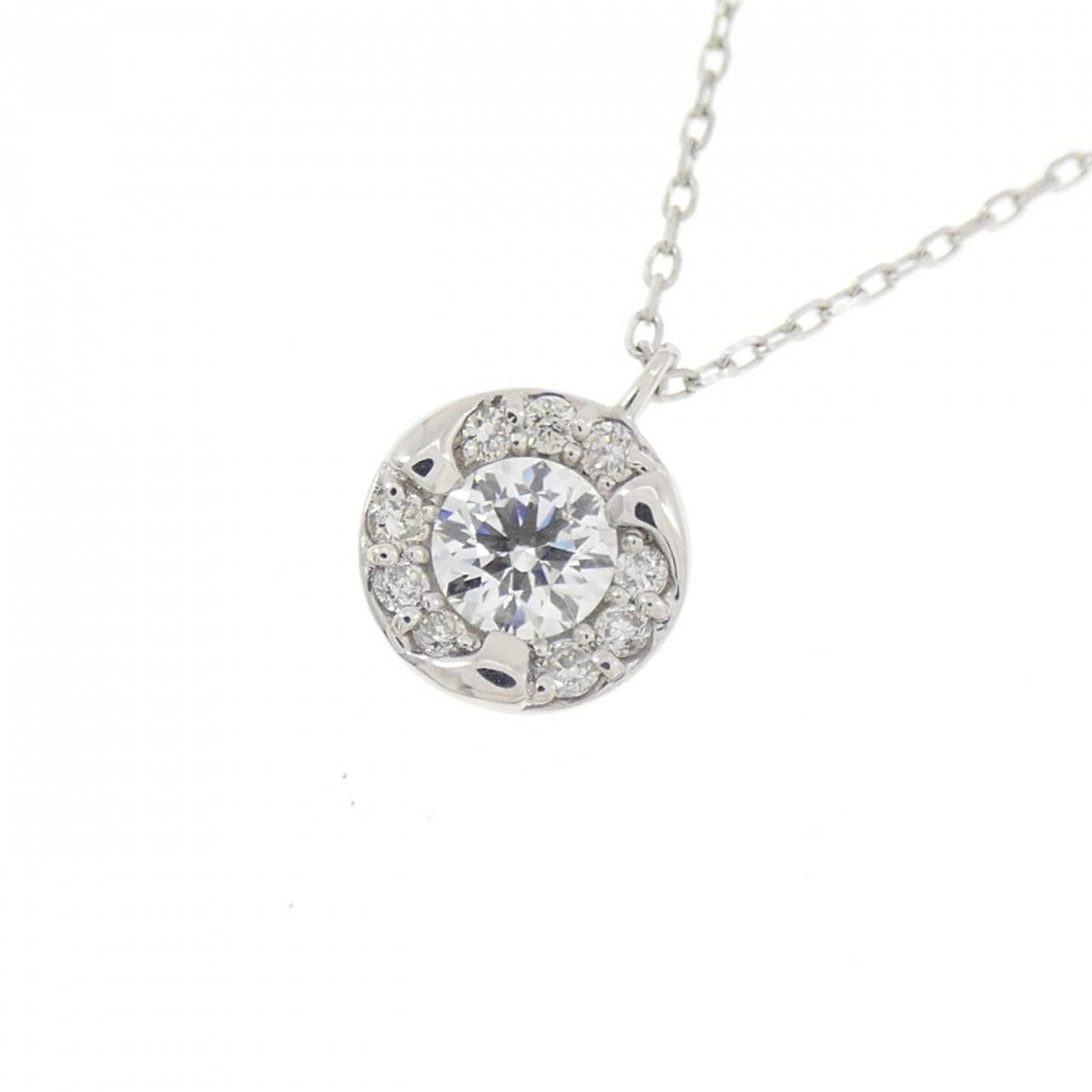 PT900/PT850 ダイヤモンド ネックレス 0.20CT