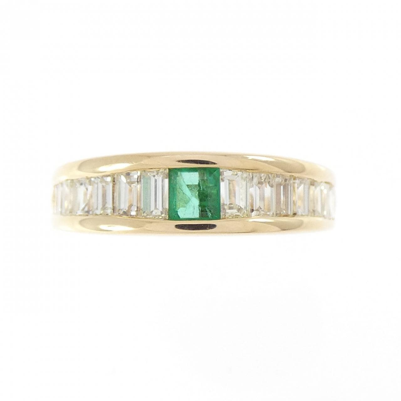 K18YG エメラルド リング 0.25CT