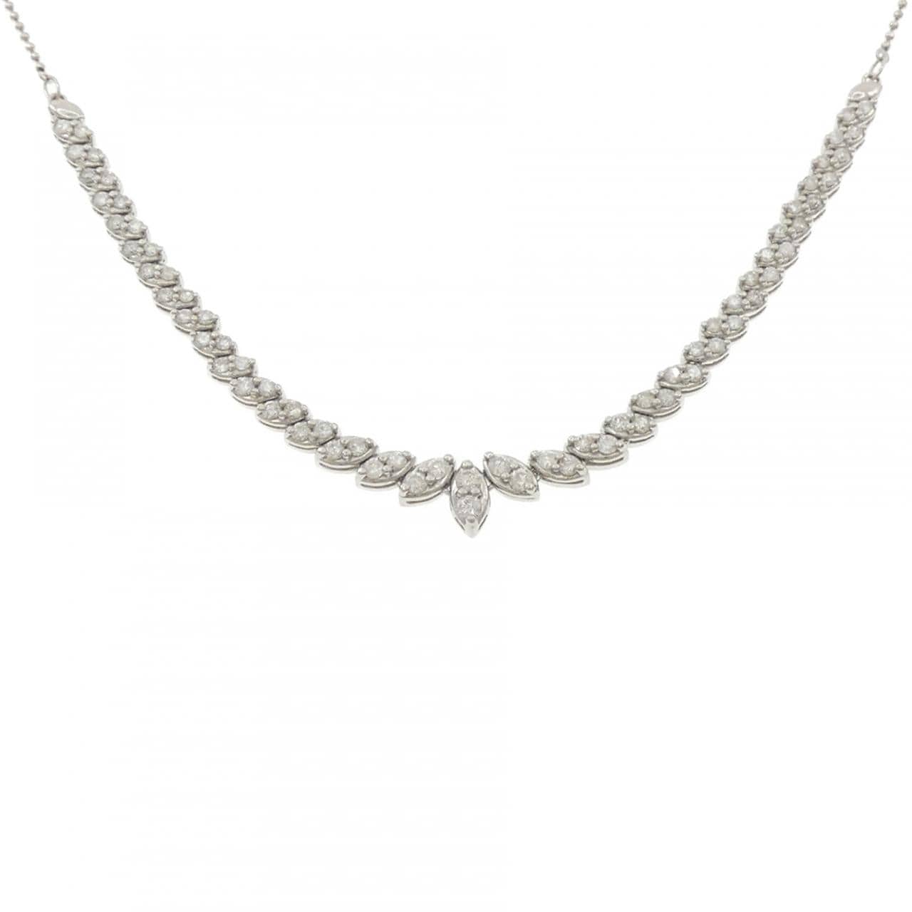 PT850 ダイヤモンド ネックレス 1.00CT