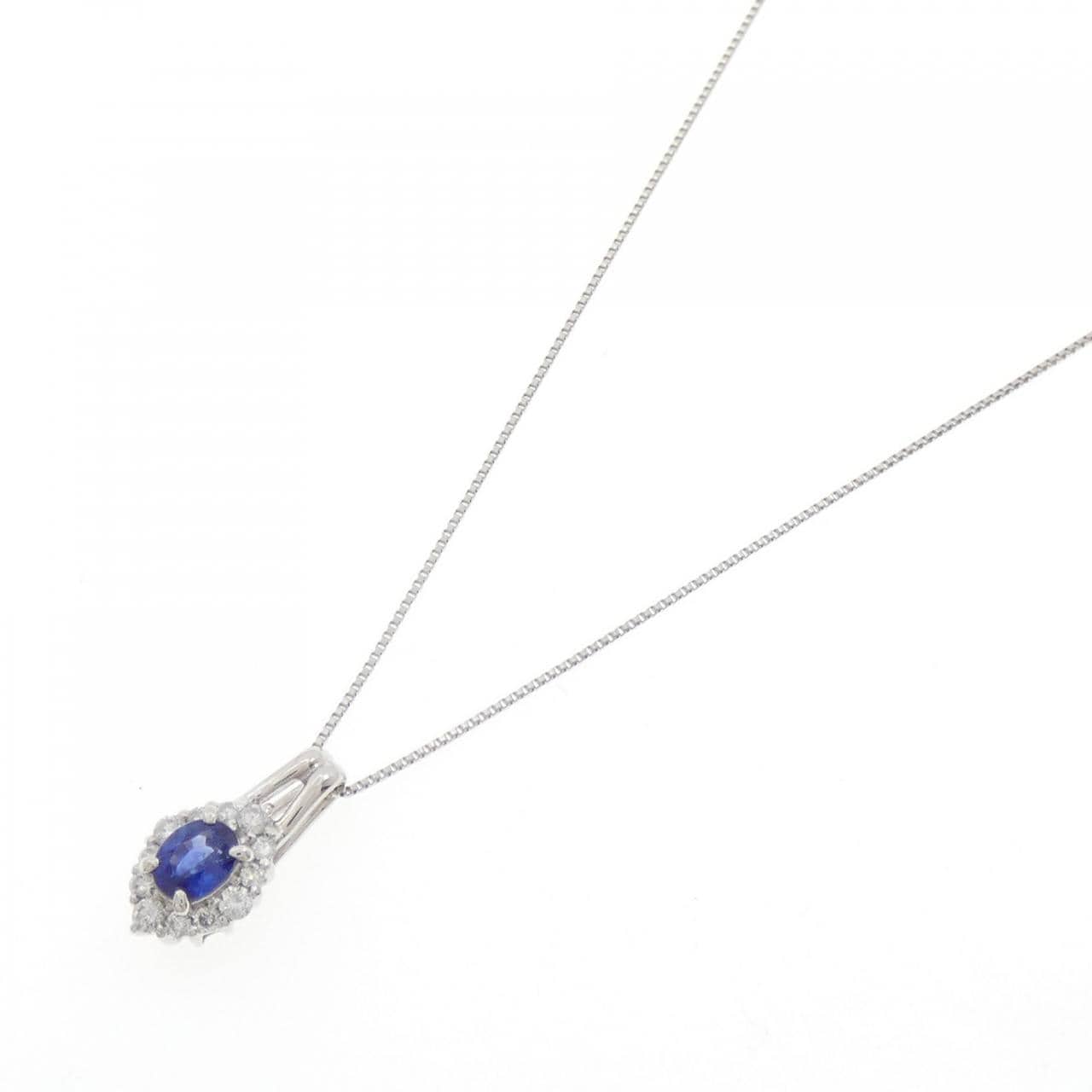 PT900/PT850 サファイヤ ネックレス 0.37CT
