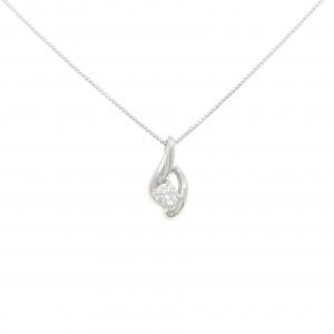 K18WG ダイヤモンド ネックレス 0.20CT