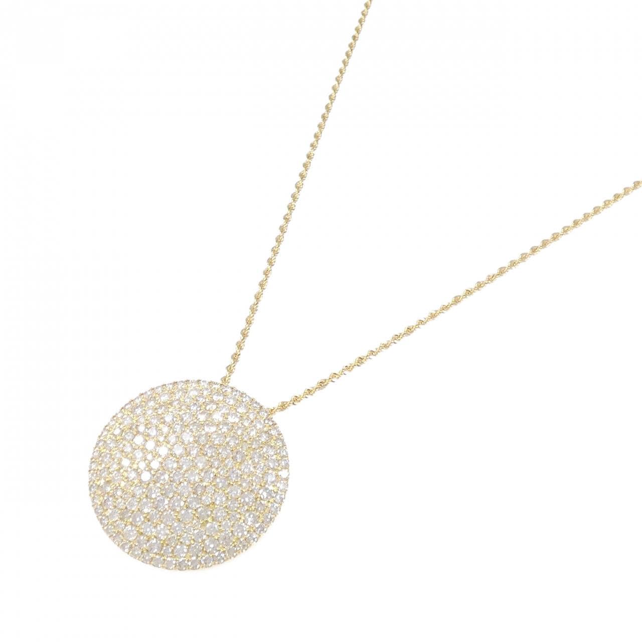 【新品】K18YG ダイヤモンド ネックレス 10.00CT