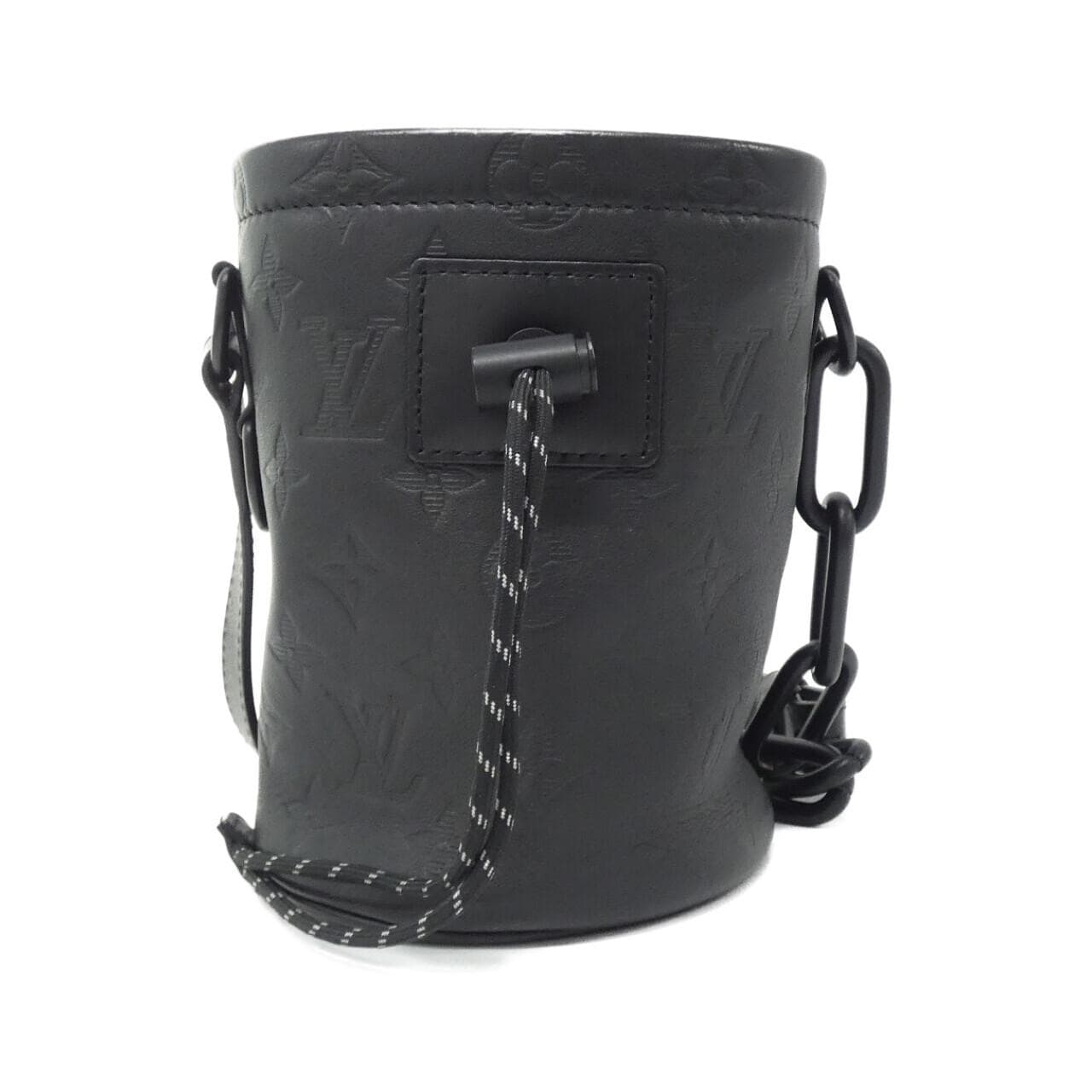 LOUIS VUITTON Monogram Shadow Chalk Nano Bag M44628 Shoulder Bag