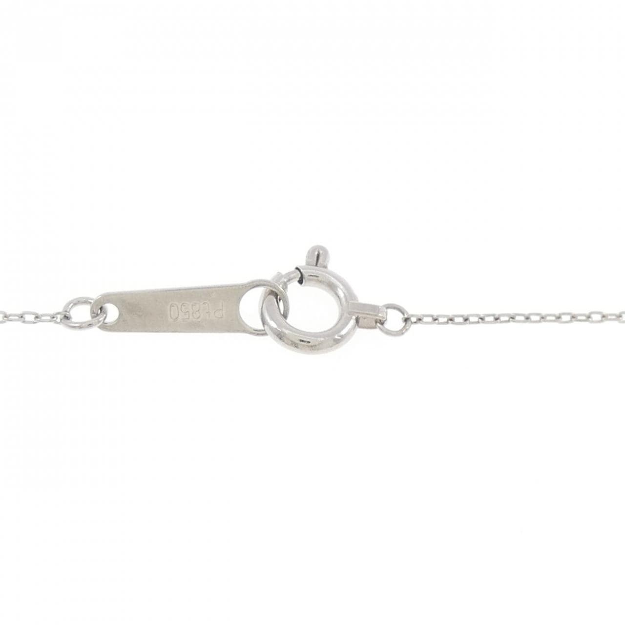 PT900/PT850 ソリティア ダイヤモンド ネックレス 0.30CT