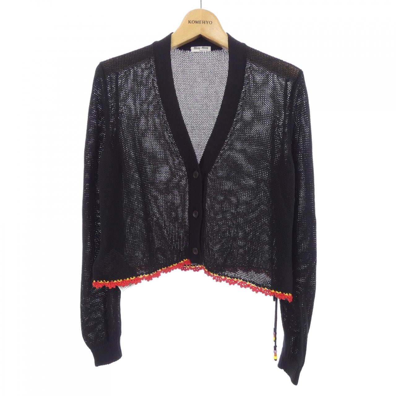 ミュウミュウ MIU MIU MMF001 1Q6G カーディガン
