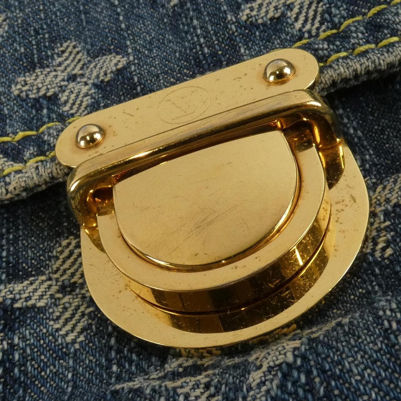 ルイヴィトン モノグラム デニム バムバッグ M95347 ショルダーバッグ