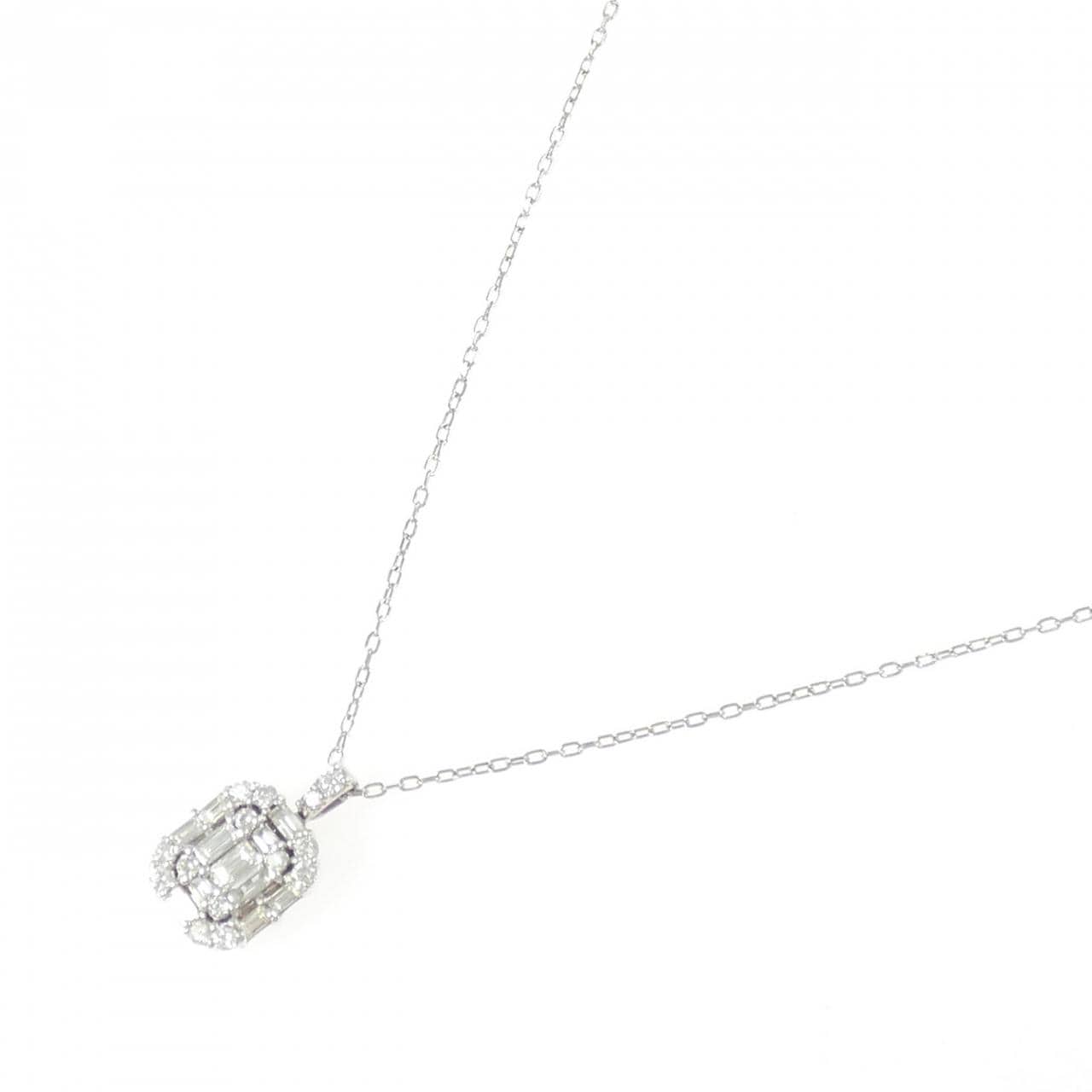 PT950/PT850 ダイヤモンド ネックレス 0.51CT