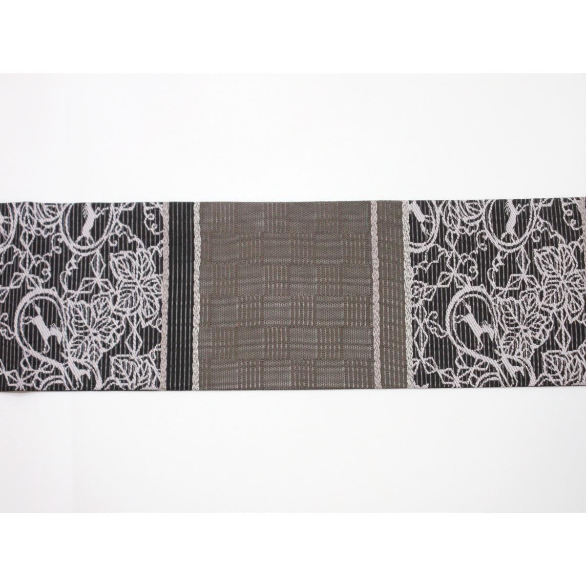 【未使用品】夏名古屋帯　中村勇二郎　南部芳松　全通柄