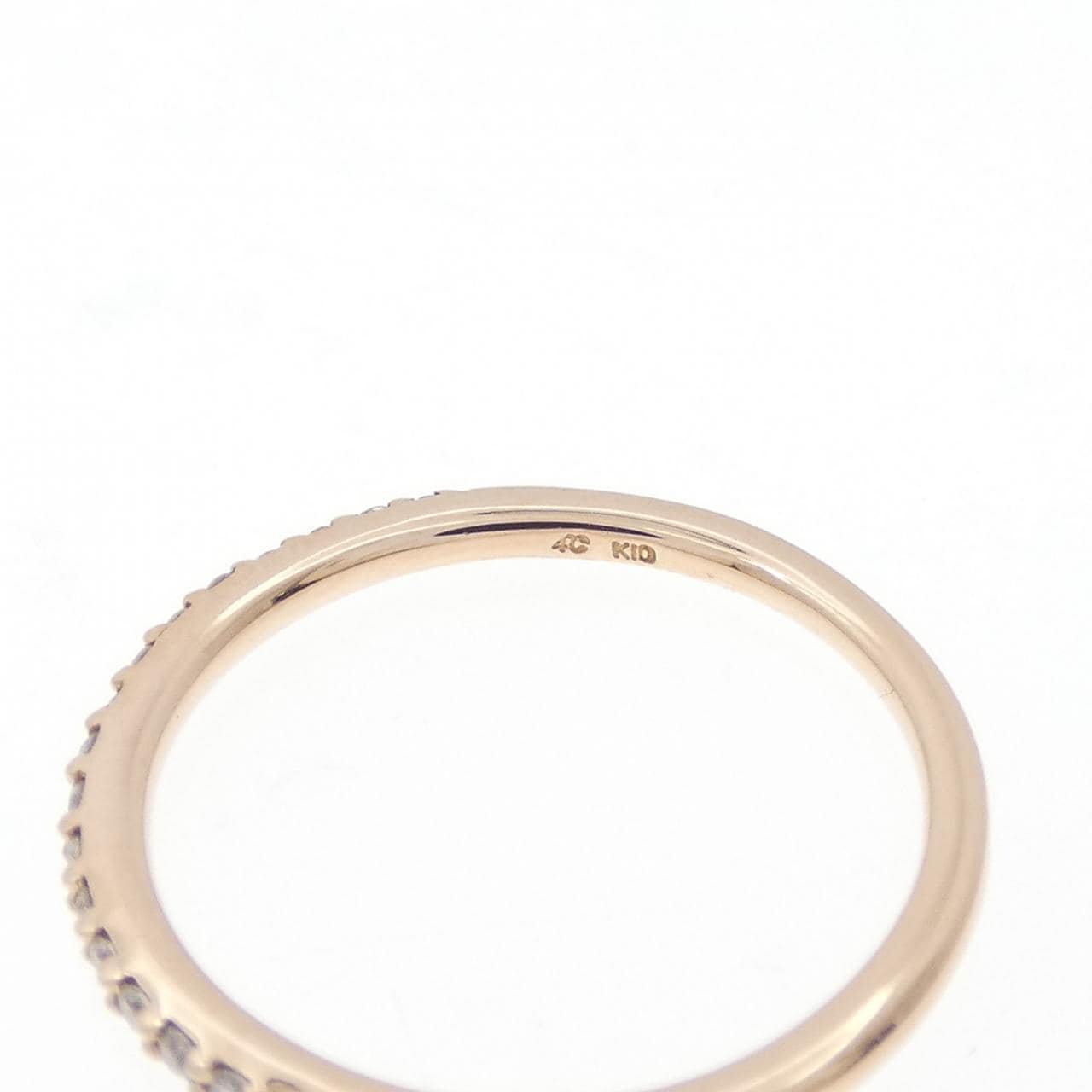 4゜C ダイヤモンド ピンキー リング