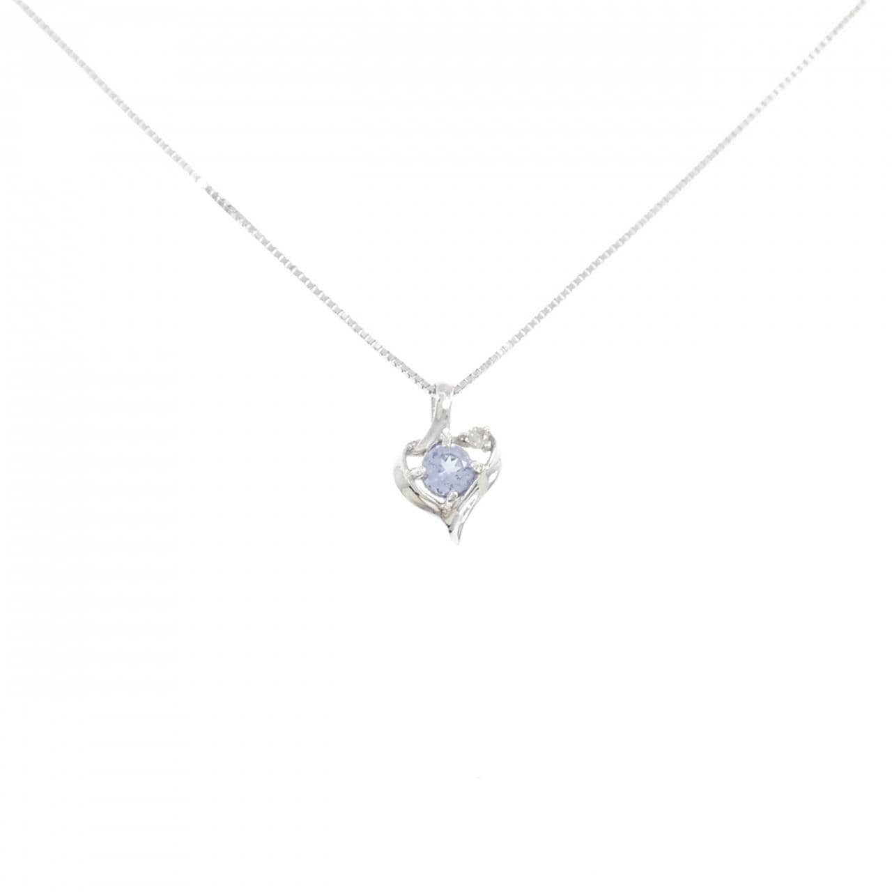 K18WG タンザナイト ネックレス